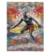 Surfing 1 47 Sherpa Blanket - Beyond T-shirts